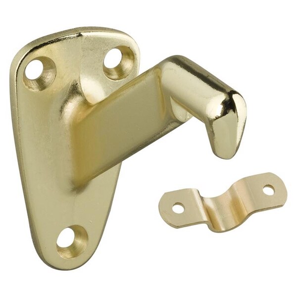 National Hardware National Hardware Gold Zinc Die Cast w/Steel Strap Handrail Bracket 3-5/16 in. L 250 lb N830-116 - main